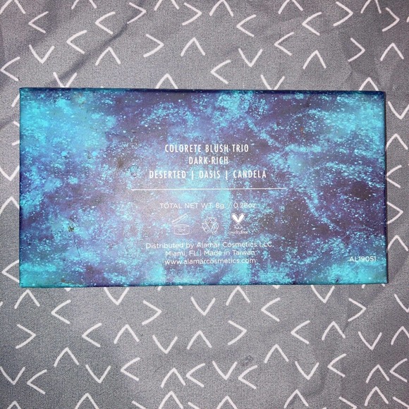 Alamar Colorete Blush Trio DARK-RICH Full Size 8g/0.28oz Deserted Oasis Candela - Picture 3 of 5